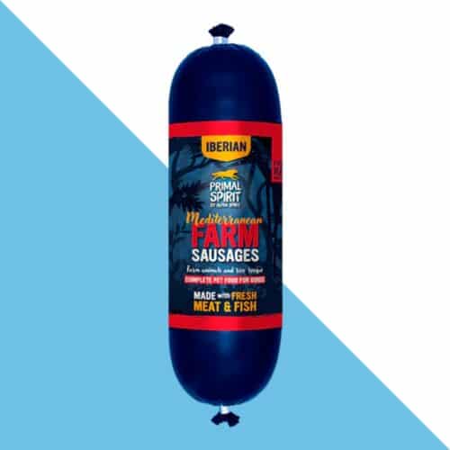 נקניק פרימל ספיריט מזון טבעי לכלב ללא הקפאה- פארם 1 ק"ג Primal Spirit