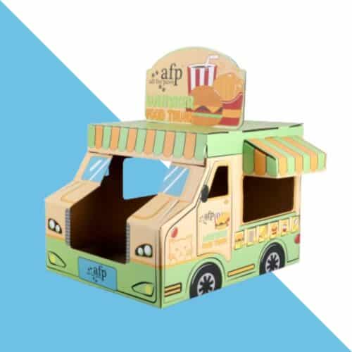 פוד טראק קרטון גירוד לחתול afp