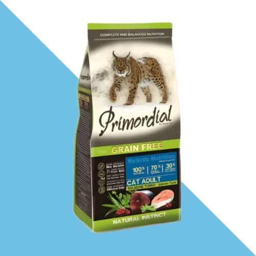 פרימורדיאל סלמון טונה לחתול ללא דגנים 2 ק"ג Primordial