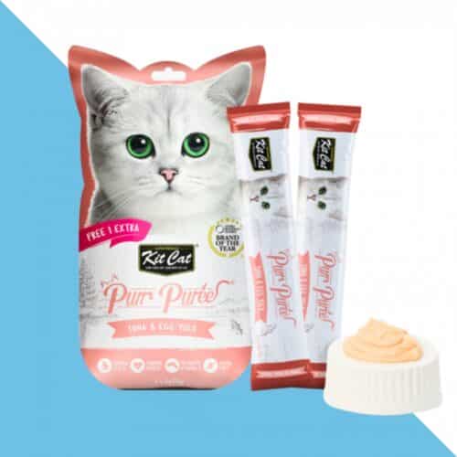 קיט קט שלוקים לחתול טונה וחלמון ביצה 60 גרם Kit Cat