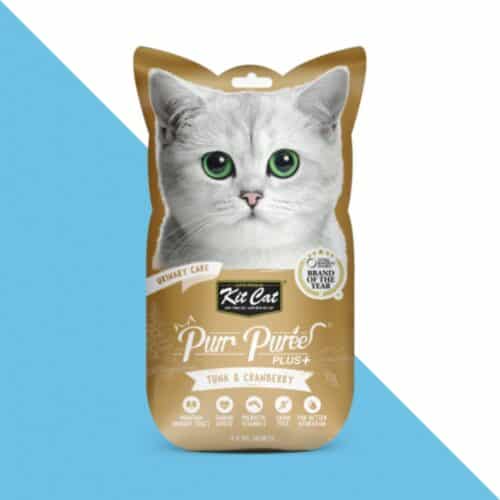 קיט קט שלוקים לחתול טונה וחמוציות 60 גרם Kit Cat