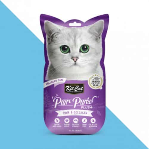 קיט קט שלוקים לחתול טונה וקולגן 60 גרם Kit Cat