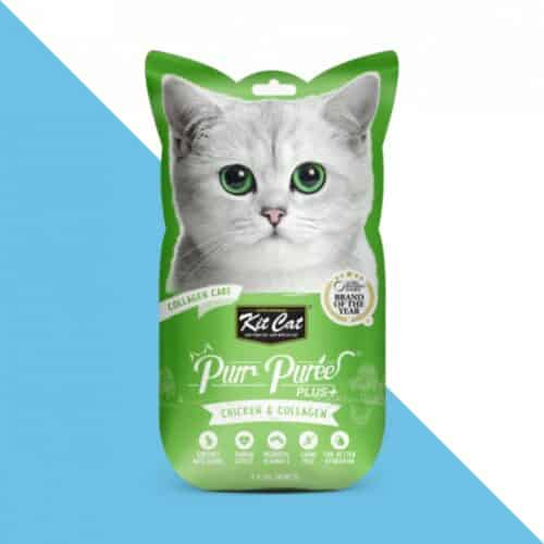 קיט קט שלוקים לחתול עוף וקולגן 60 גרם Kit Cat