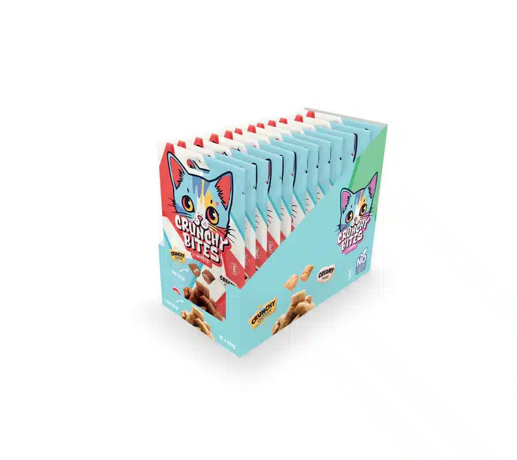 ⁦חטיף כריות קראנץ לחתול - טעם בקר 180 גרם M-PETS⁩ – תמונה ⁦2⁩