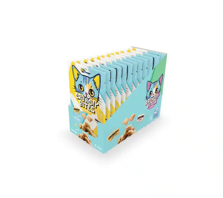 ⁦חטיף כריות קראנץ לחתול - טעם גבינה 60 גרם M-PETS⁩ – תמונה ⁦2⁩