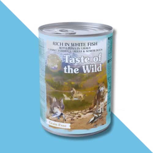 שימור טייסט אוף דה וויילד דג לבן וחתיכות טונה ברוטב 390 גרם