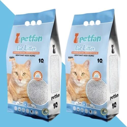 2 יח' חול מתגבש לחתול פט פאן בניחוח סבון מרסיי סה"כ 20 ליטר