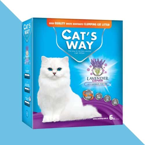 קטס ווי חול מתגבש לחתול בניחוח לוונדר 6 ליטר Cats Way