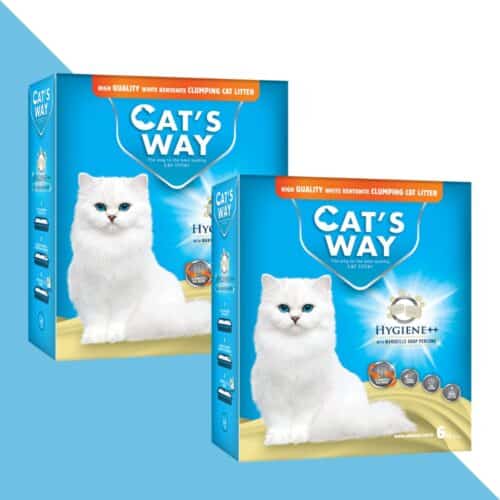 2 חבילות חול מתגבש לחתול בניחוח סבון 6 ליטר Cats Way