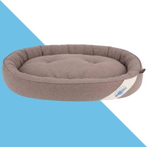 מיטת סופגניה איכותית לכלב - חום 106/78 ס"מ