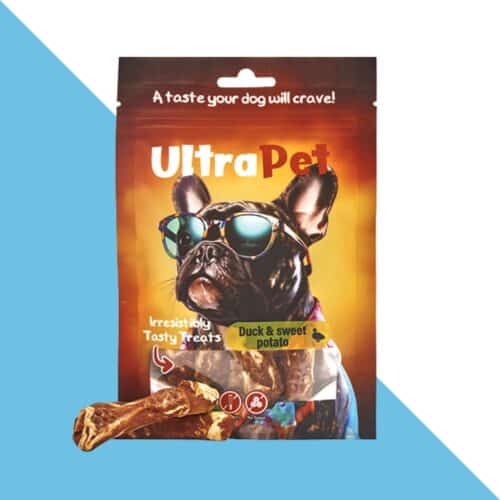 חטיף לכלב ברווז ובטטה 80 גרם ULTRA PET