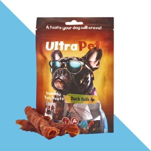 חטיף לכלב רול ברווז 80 גרם ULTRA PET