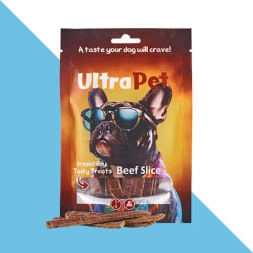 חטיף לכלב רצועות בקר 80 גרם ULTRA PET