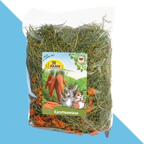 חציר אחו בתוספת גזר למכרסמים 500 גרם JR FARM