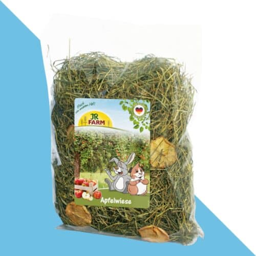 חציר אחו בתוספת תפוח למכרסמים 500 גרם JR FARM