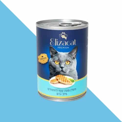 אליזקט מעדן פטה עוף לחתולים 375 גרם