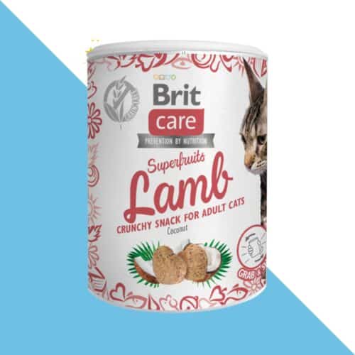 בריט קר חטיף סופר פרוט לחתול- כבש 100 גרם Brit