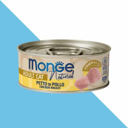 מונג מעדן לחתול נאטורל חזה עוף 80 גרם MONGE